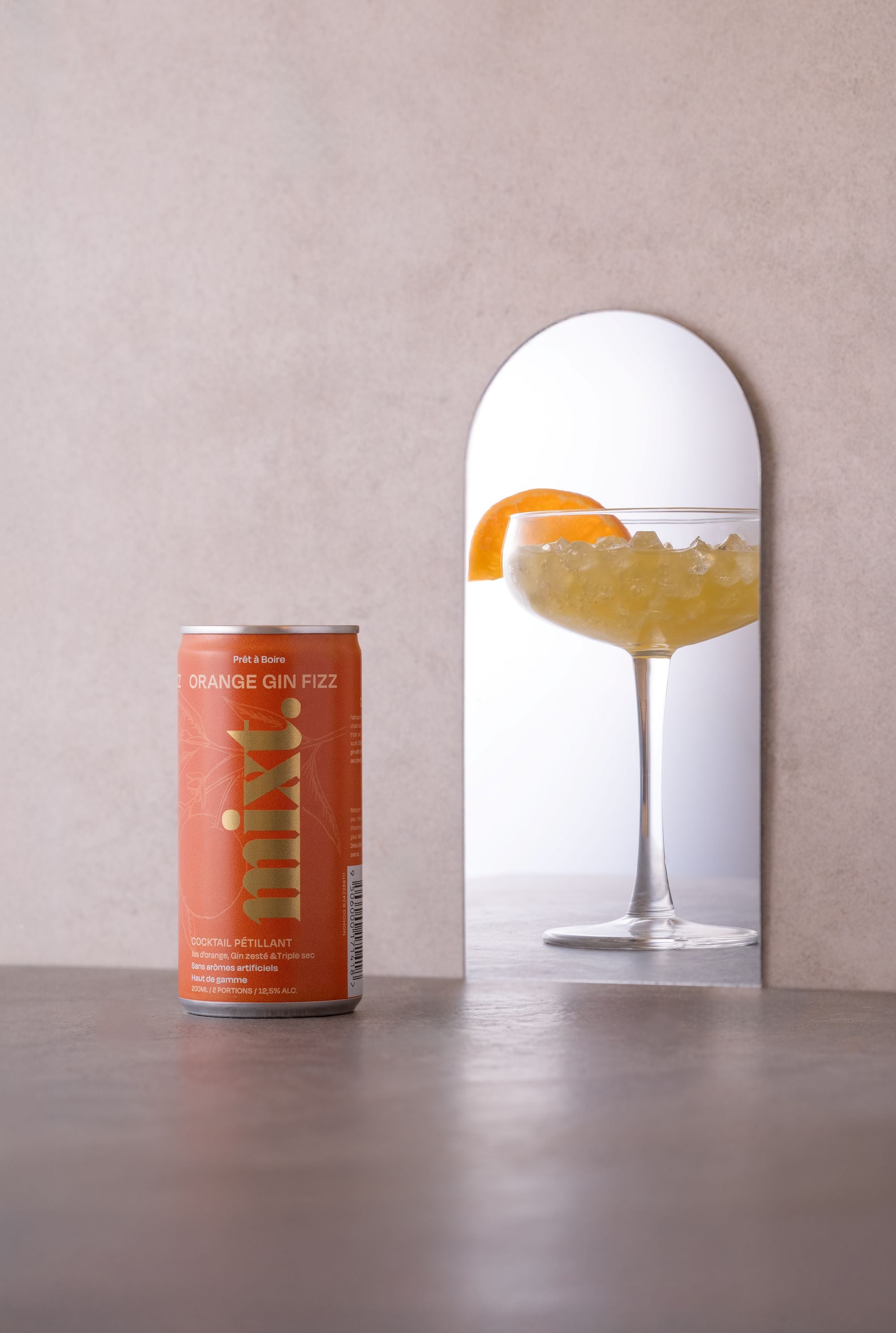 Gin Fizz : Le cocktail prêt-à-boire Orange Gin Fizz de Mixt Drinks
